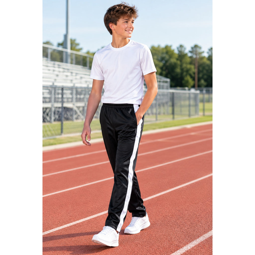 Southpole Boys Track Pants Black & White Size L
