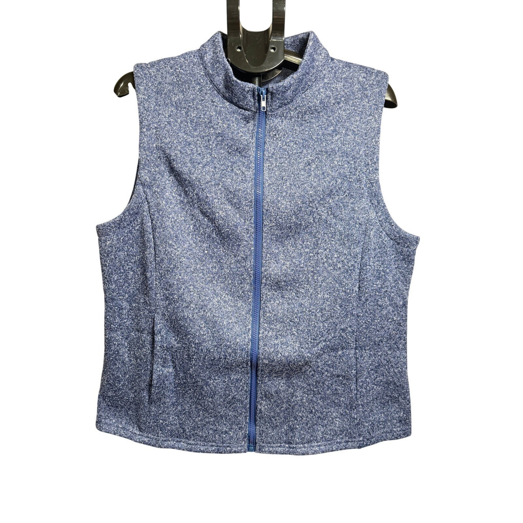 A Jesdani Women's Blue Knit Vest wtih Pockets Size 2X