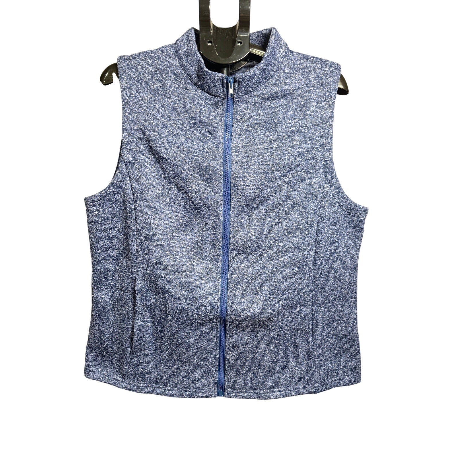 A Jesdani Women's Blue Knit Vest wtih Pockets Size 2X