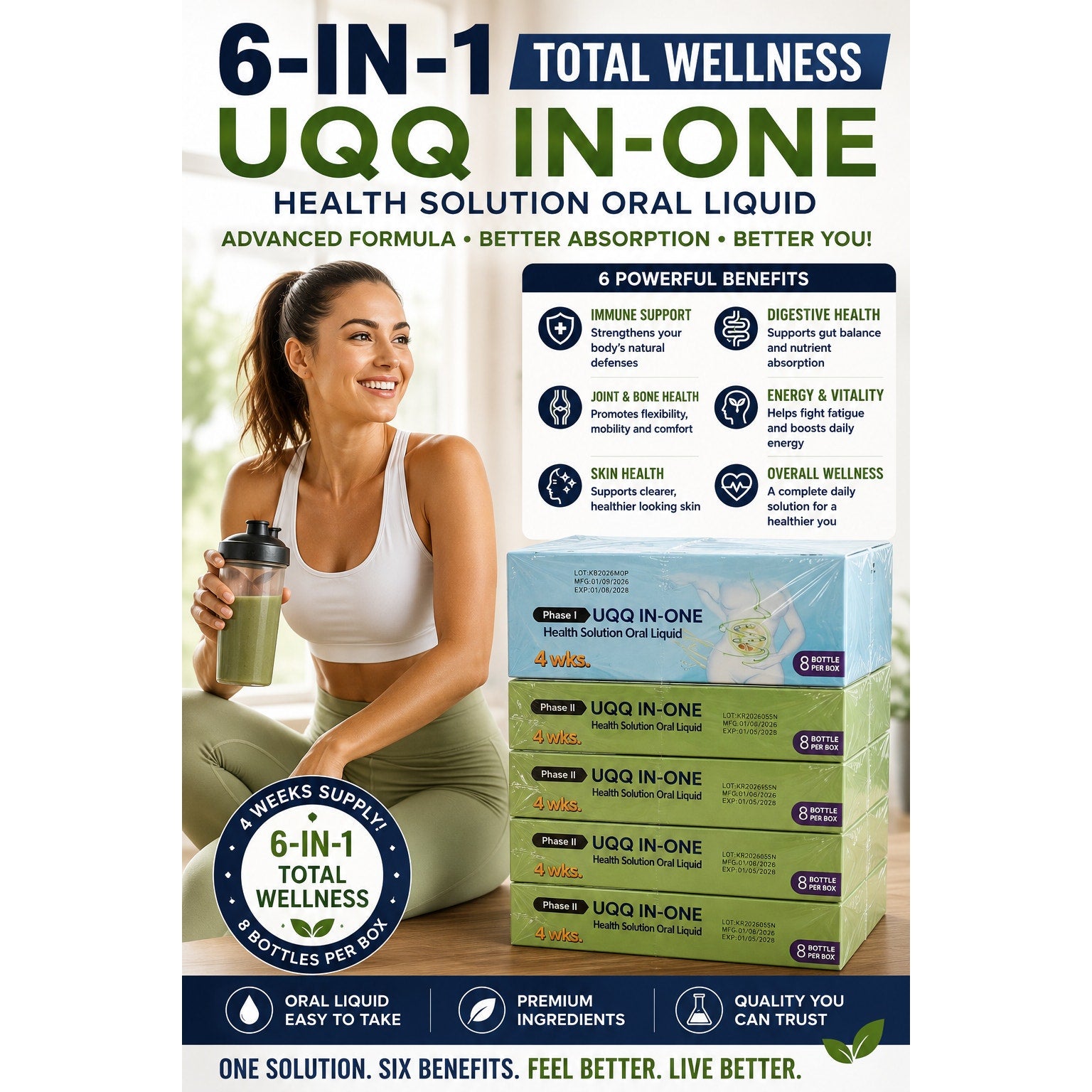 6-in-1 Health Solution Oral Liquid Phase 1 & 2