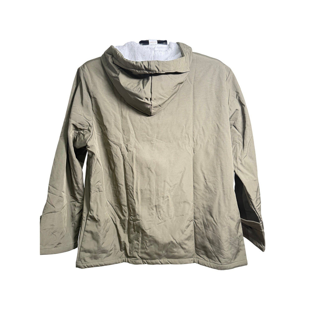 Rosvigor Women's Snap Button Parka Lined Size L