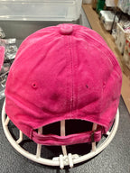 Pink 250th USA Anniversary ladies ball cap by Republic Mercantile, featuring embroidered commemorative design and adjustable strap.
