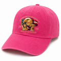 Pink Republic Mercantile 250th USA Anniversary ladies ball cap with embroidered design, adjustable strap and curved brim.