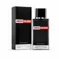 Swiss Soldier men's fragrance bottle, 3.4 fl oz, with a sleek design and masculine packaging visible in the image.