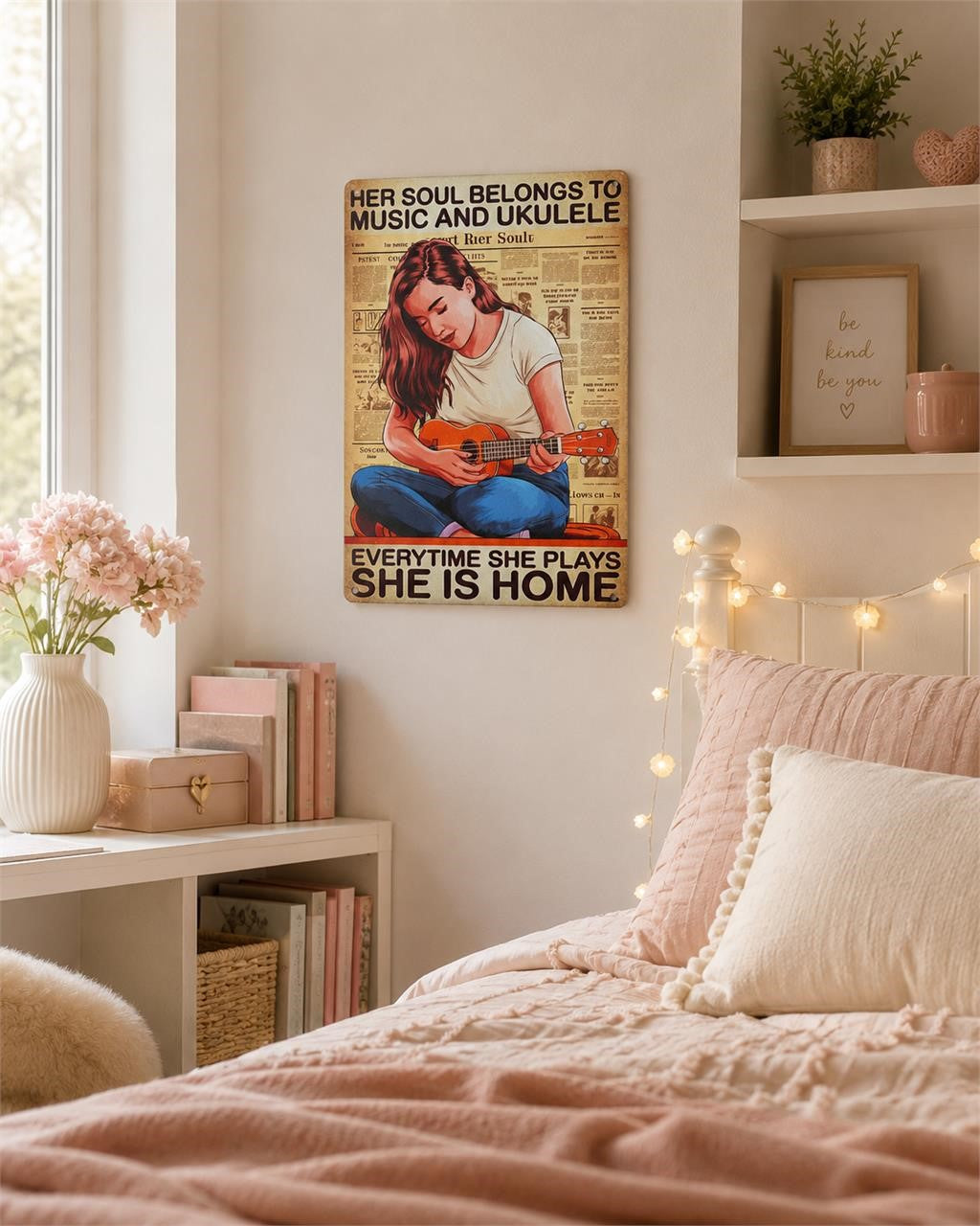 8x10 inch metal tin wall plate art poster by Republic Mercantile with vintage-inspired design and decorative metal finish.