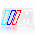 Dimmable LED BMW car neon wall sign by Huikwan, illuminated neon light with BMW logo for automotive decor.