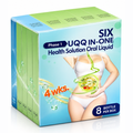 Daewoong Pharmaceutical 6-in-1 Health Solution Oral Liquid Phase 1 & 2 supplement bottle with label details.