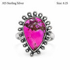 Sterling silver ladies ring in size 8.25 with a sleek, polished design from Republic Mercantile.