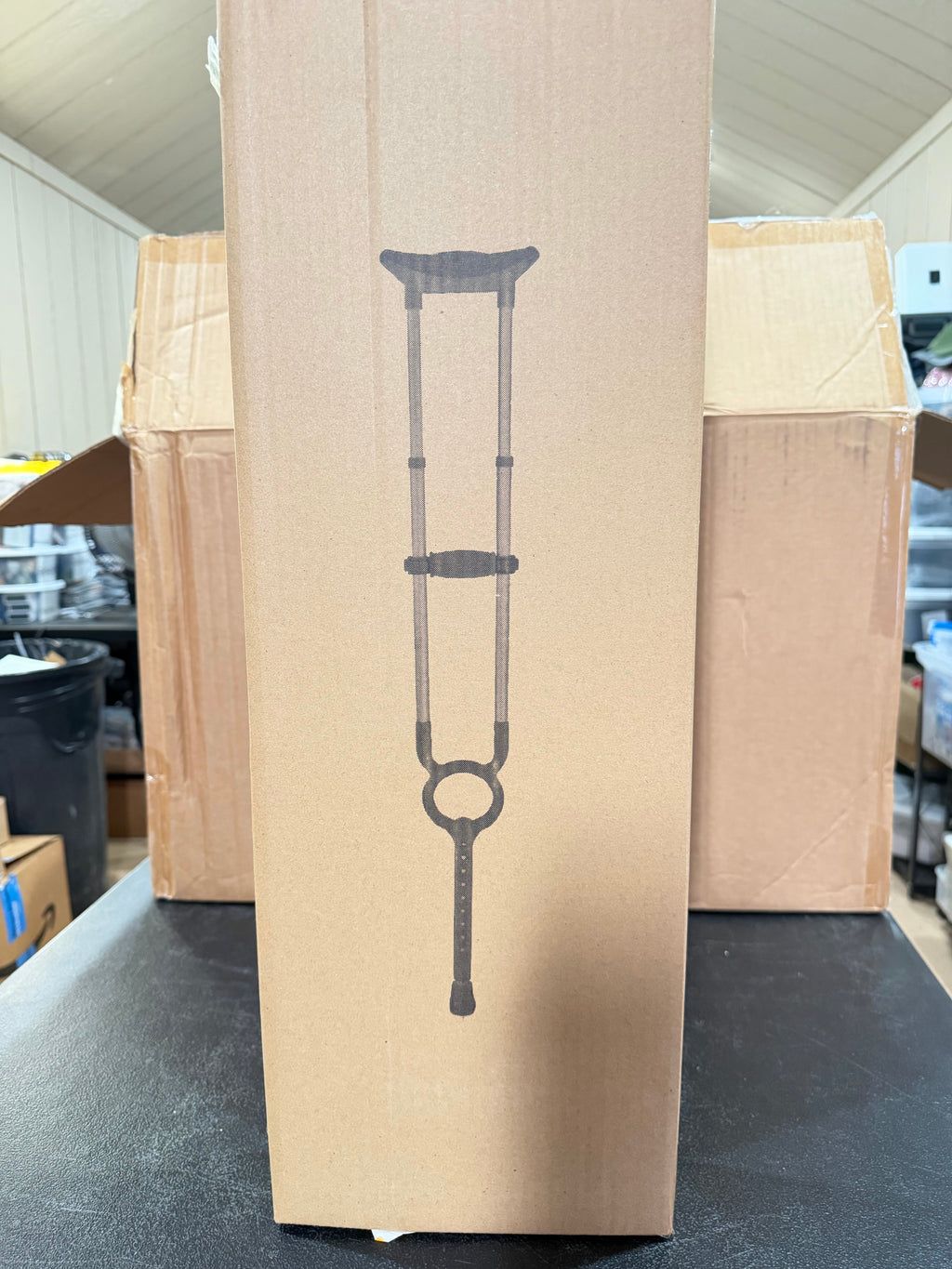 Single Aluminum Underarm Crutch NEW in box