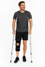 2 Lightweight Aluminum Underarm Crutches (Pair)