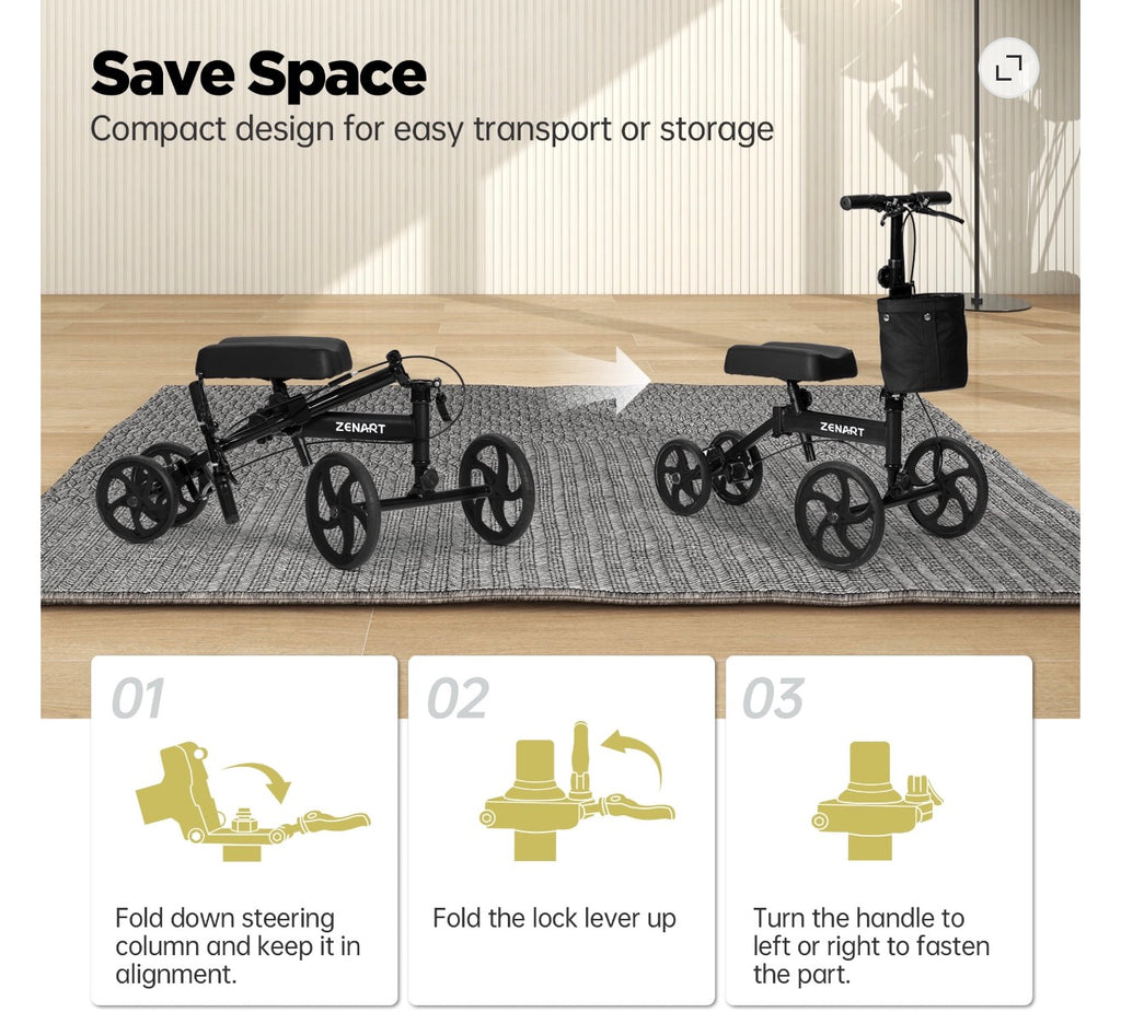 NEW Zenart Knee Walker Scooter