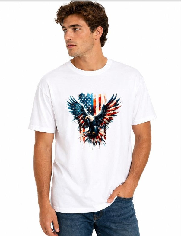 White 250th Anniversary T-Shirt by Republic Mercantile in XL size, showing front view with anniversary logo.