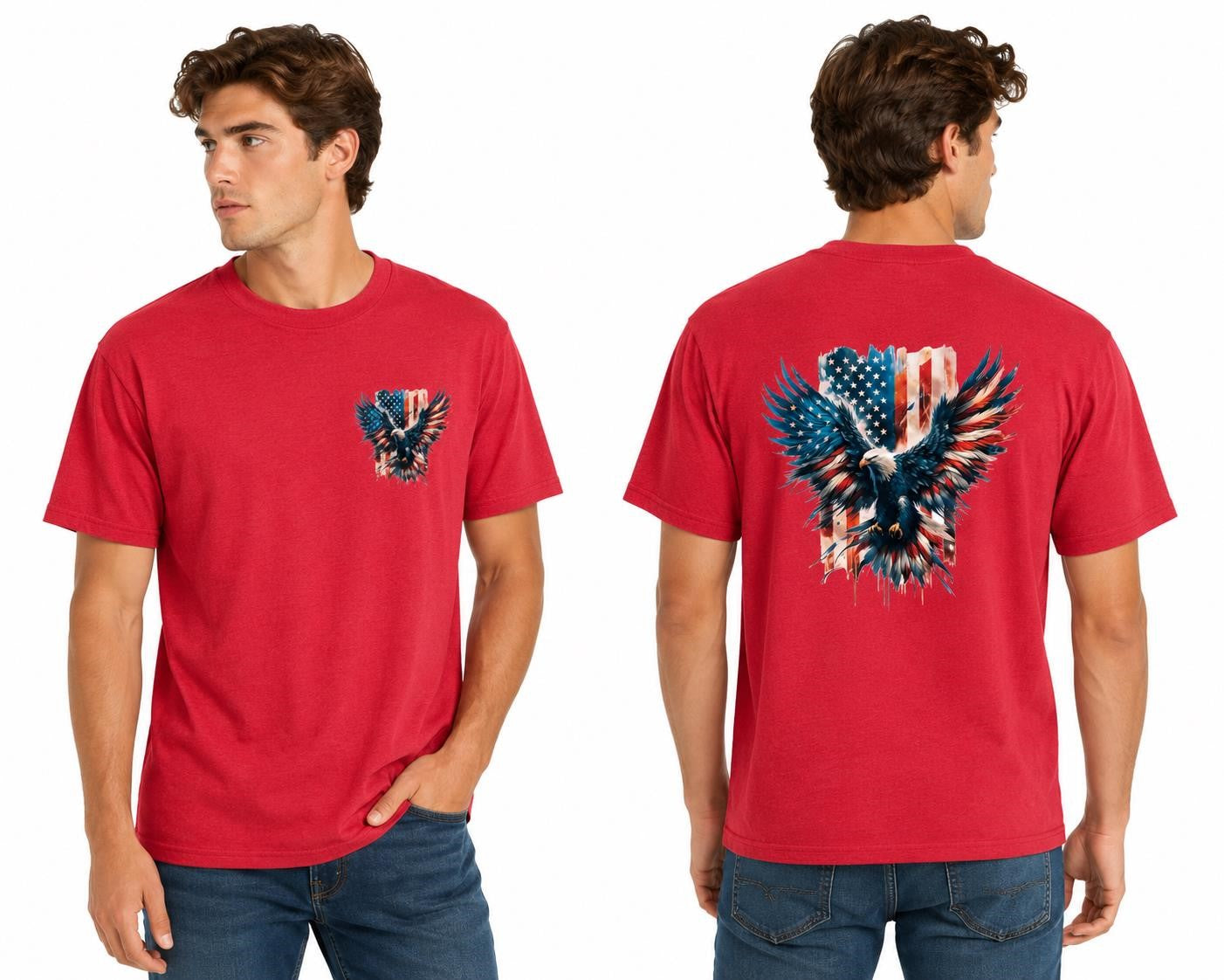 Wine color Republic Mercantile 250th Anniversary T-Shirt in size L, front view showing logo and fabric texture.