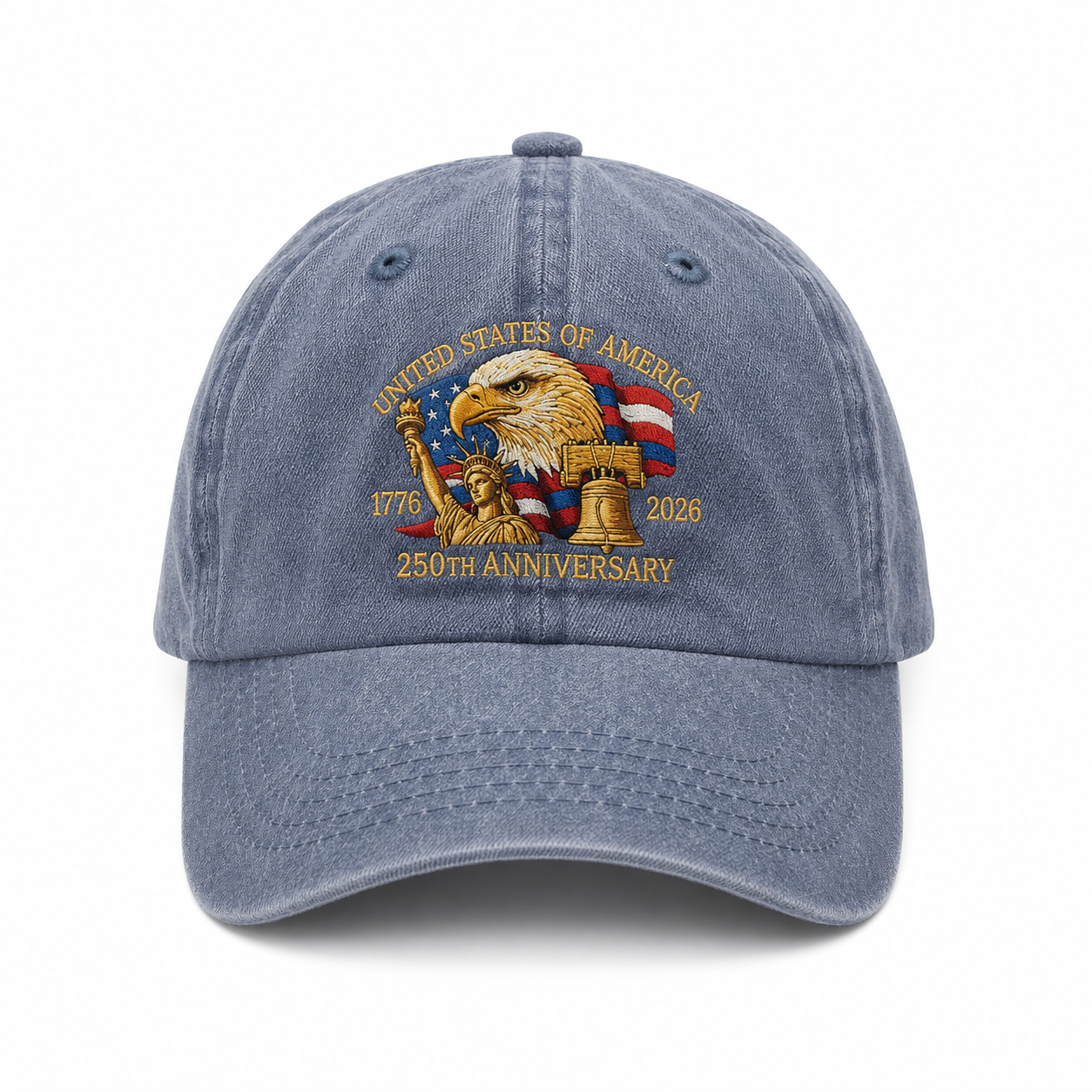 NEW Soft Cloth Cap 250th Anniversary - Blue