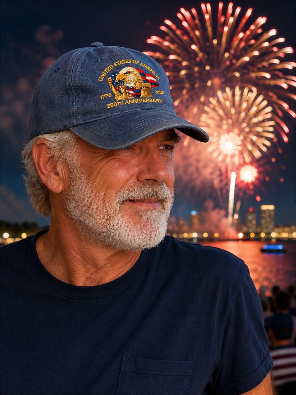 NEW Soft Cloth Cap 250th Anniversary - Blue