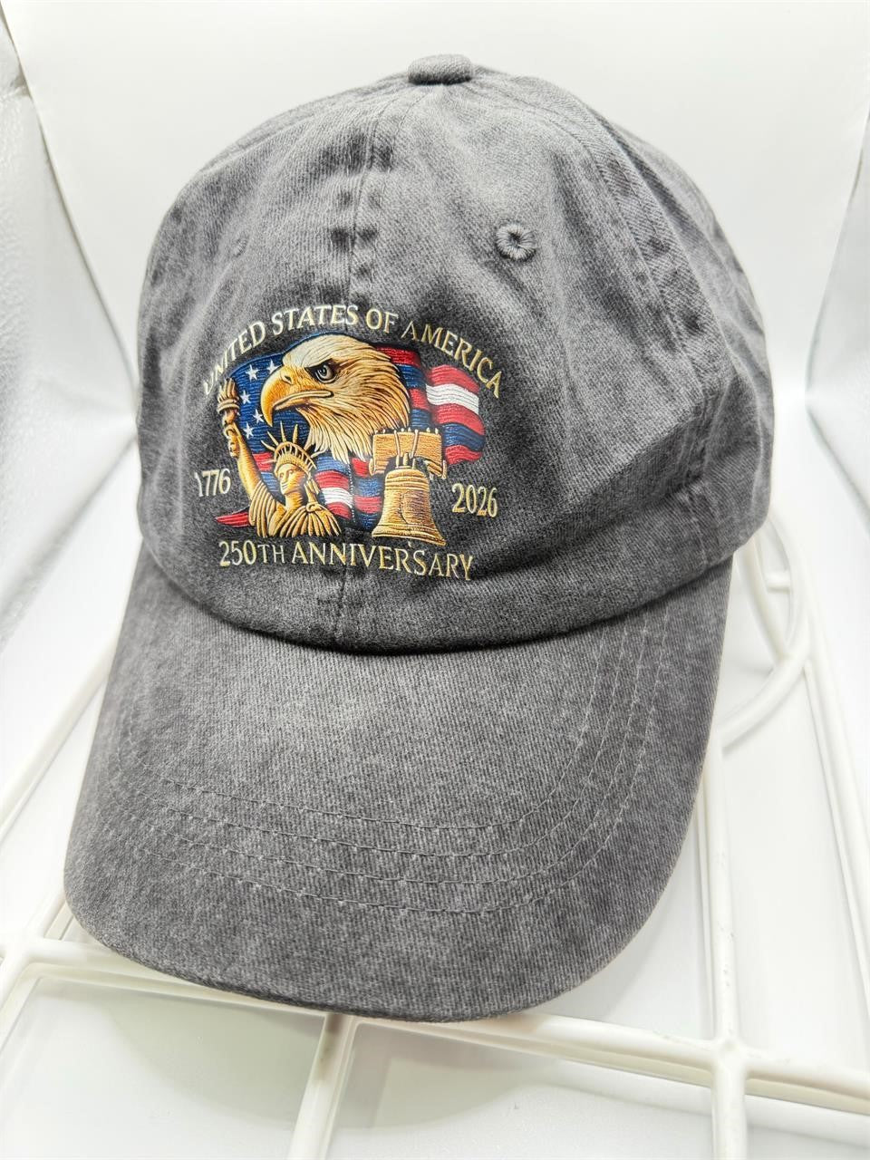 NEW Soft Cloth Cap 250th Anniversary - Gray