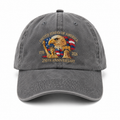 Gray soft cloth cap celebrating 250th anniversary with embroidered detail, Republic Mercantile branding, and a relaxed fit.