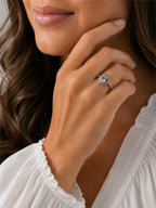 Ladies .925 sterling silver mystic topaz ring in size 6.75 featuring a vibrant, faceted topaz gemstone set in an elegant silver band.