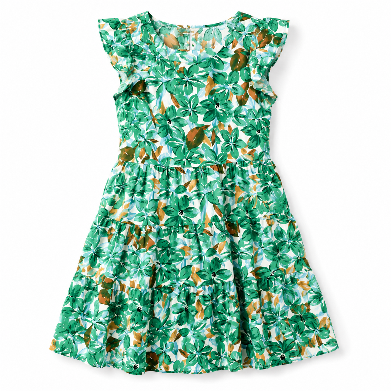 Agnes Orinda Floral Babydoll Dress Size 2X