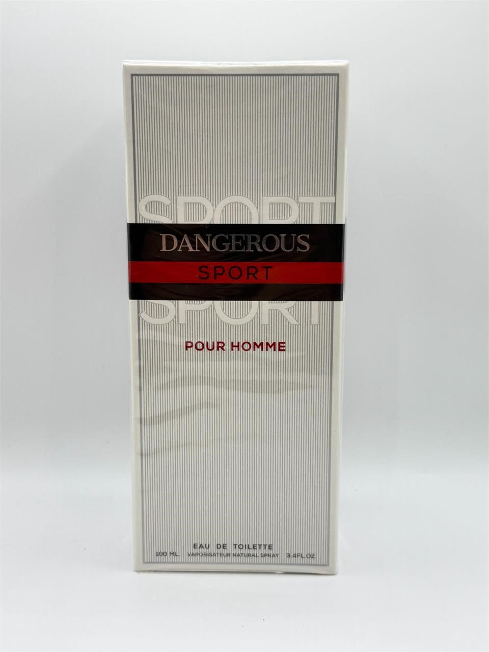 SDODIT Dangerous Sport men's cologne spray bottle with sleek design, showcasing the fragrance for active, energetic men.