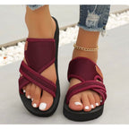 Women's breathable mesh flip-flops in size US 11, Euro 43 by Republic Mercantile, featuring comfortable, lightweight design.