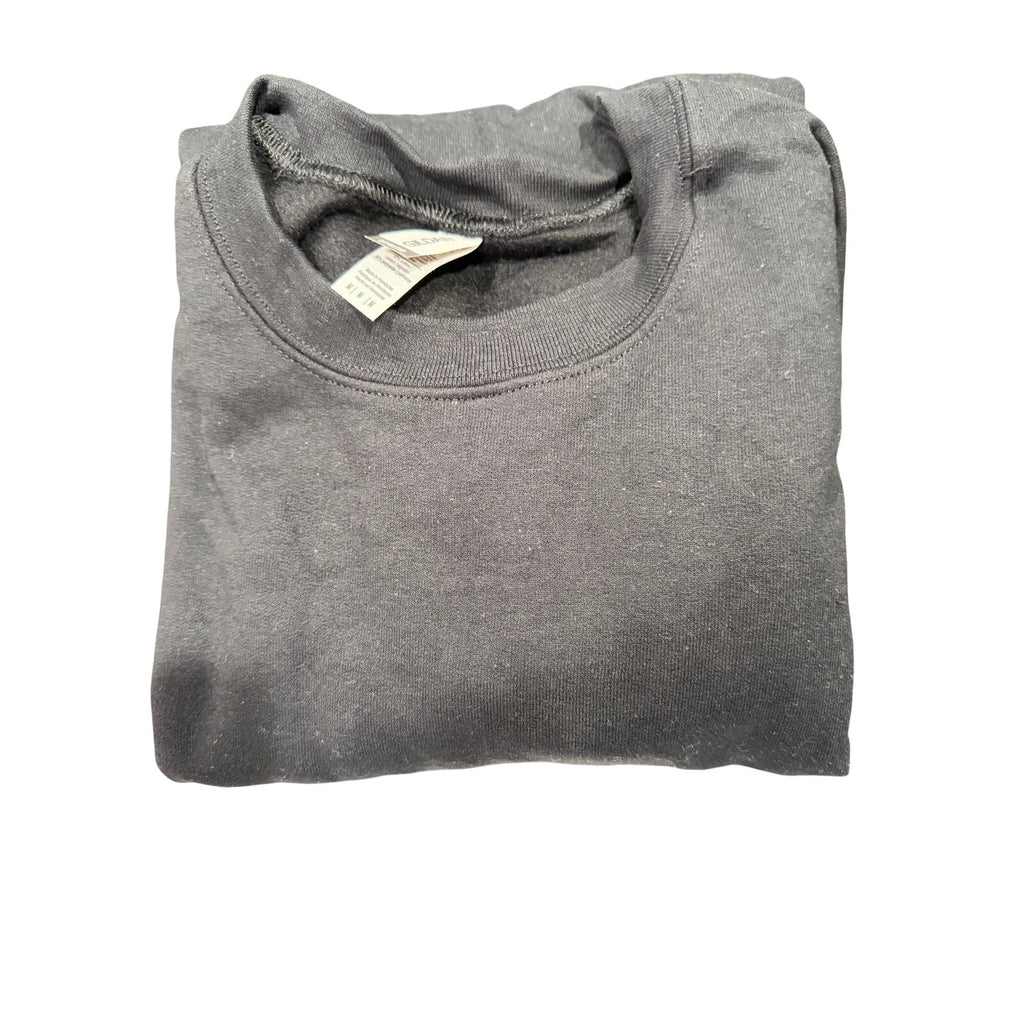Gildan Black Crewneck Sweatshirt Size M