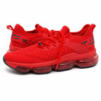Kapsen running shoes in size 6.5 with black and white design, lightweight athletic footwear for jogging and running.