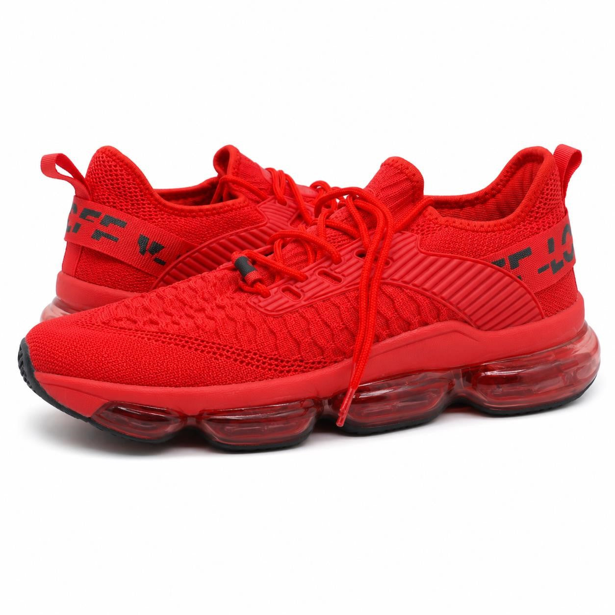 Kapsen running shoes in size 6.5 with black and white design, lightweight athletic footwear for jogging and running.