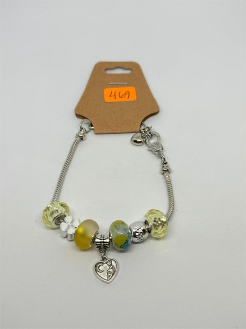 "Divine Designs" Handmade Beads & Charms Bracelet