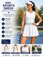 Women's sleeveless tennis dress in size XL by Republic Mercantile, featuring a sporty design and breathable fabric.