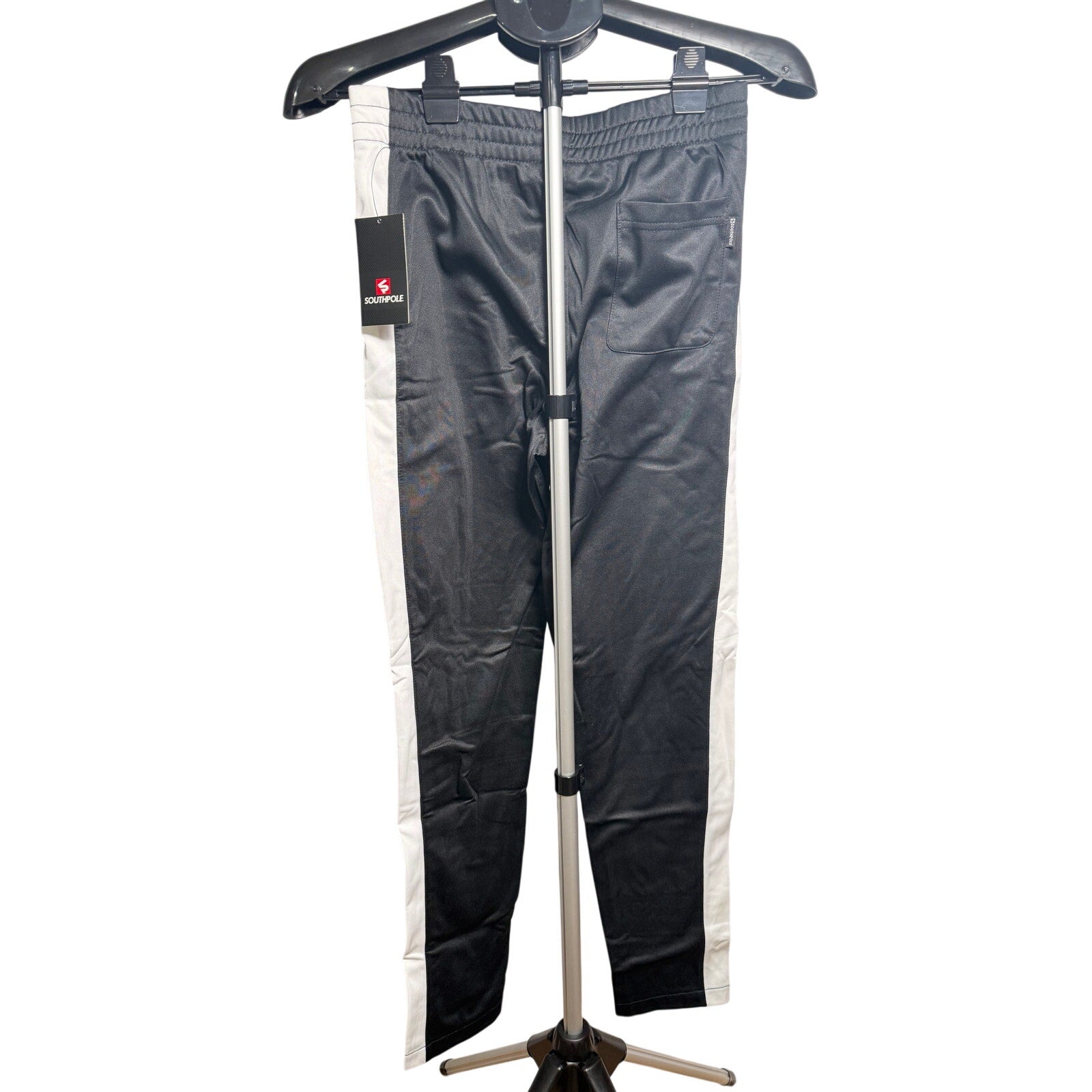 Southpole Boys Track Pants Black & White Size L