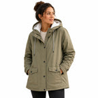 Rosvigor Women's Snap Button Parka Lined Size L