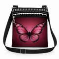 Republic Mercantile crossbody bag with adjustable strap, measuring 7.5" x 9.5", featuring a stylish and functional design.