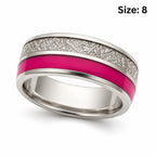 Ladies bi-metal ring in size 8 with a sleek design, featuring mixed metal tones from Republic Mercantile.