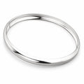 Simple and lite silvery bangle bracelet from Republic Mercantile, featuring a sleek, minimalist design with a smooth finish.
