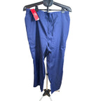 M&M men's scrubs uniform with comfortable fit, pocket top and pants in size L, suitable for healthcare workwear.