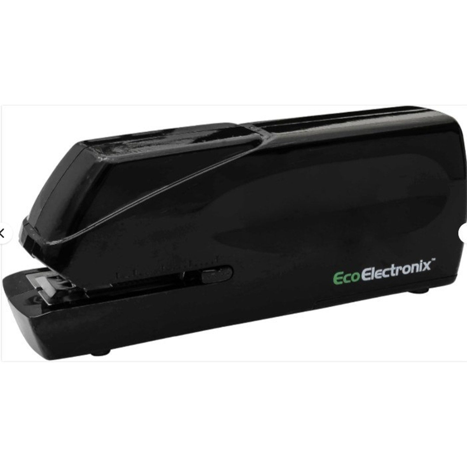 EcoElectronix Automatic Electric Stapler 30-Sheet Jam-Free AC/Battery - BLACK