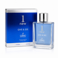 Cosmo 1 New Give & See men's fragrance bottle with sleek design and clear label, displayed on a neutral background.