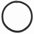 20-inch men's Cuban chain necklace by Republic Mercantile featuring thick, durable stainless steel chains with a polished finish.