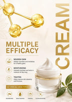 Lanemay Multi-Efficacy Skin Moisturizer in a jar, showing the creamy, hydrating formula and packaging for healthy skin.