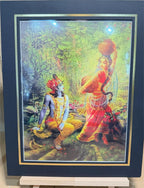 12x16 inch Indian Garden canvas art print by Republic Mercantile, featuring vibrant floral and garden imagery.