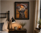 12x16 inch art print on canvas featuring the 1903 Boreas design by Republic Mercantile, showcasing detailed artwork on canvas.