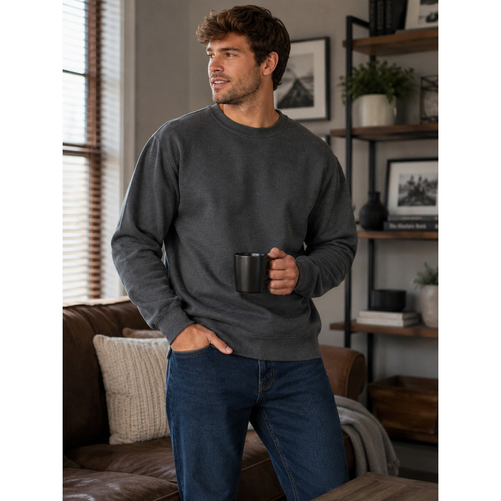 Gildan Black Crewneck Sweatshirt Size M