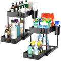 2 Pack Under Sink Organizer with Drawer