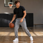 Men's Jogger Sweatpants Gray Size: M
