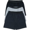 ToBeInStyle men's pack of 3 XL solid print boxers with button fly, loose fit, comfortable waistband, and breathable fabric.