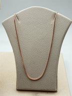 20-inch rose gold color chain necklace by Republic Mercantile, featuring a delicate and stylish design.