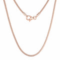 20-inch rose gold chain necklace by Republic Mercantile featuring a sleek, polished design on a white background.