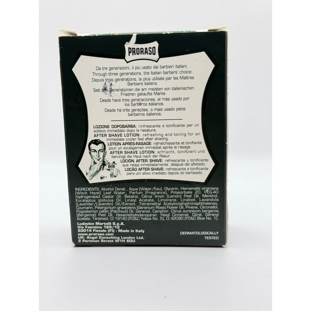 Proraso Refreshing After Shave Lotion Eucalyptus & Menthol 3.4 oz
