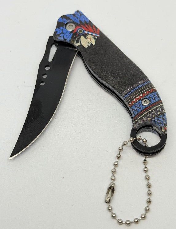 NEW Native Design Folding Pocket Knife 3.5"